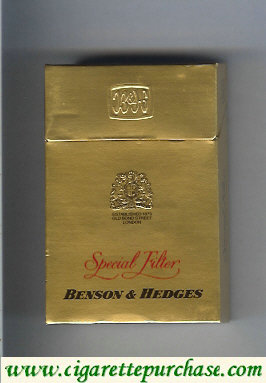 Benson Hedges Special Filter cigarettes Jamaica